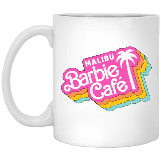 Malibu Barbie 11 oz. White Mug