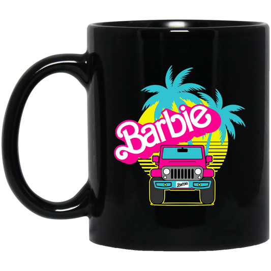 Barbie 11 oz. Black Mug