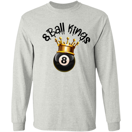 8Ball Black  LS T-Shirt 5.3 oz.