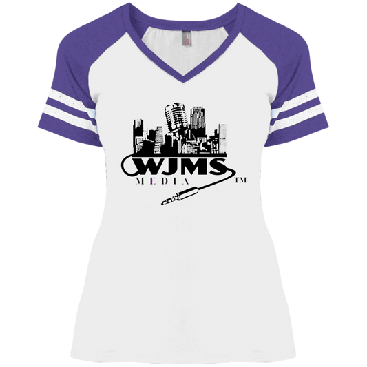 WJMS Ladies' Game V-Neck T-Shirt