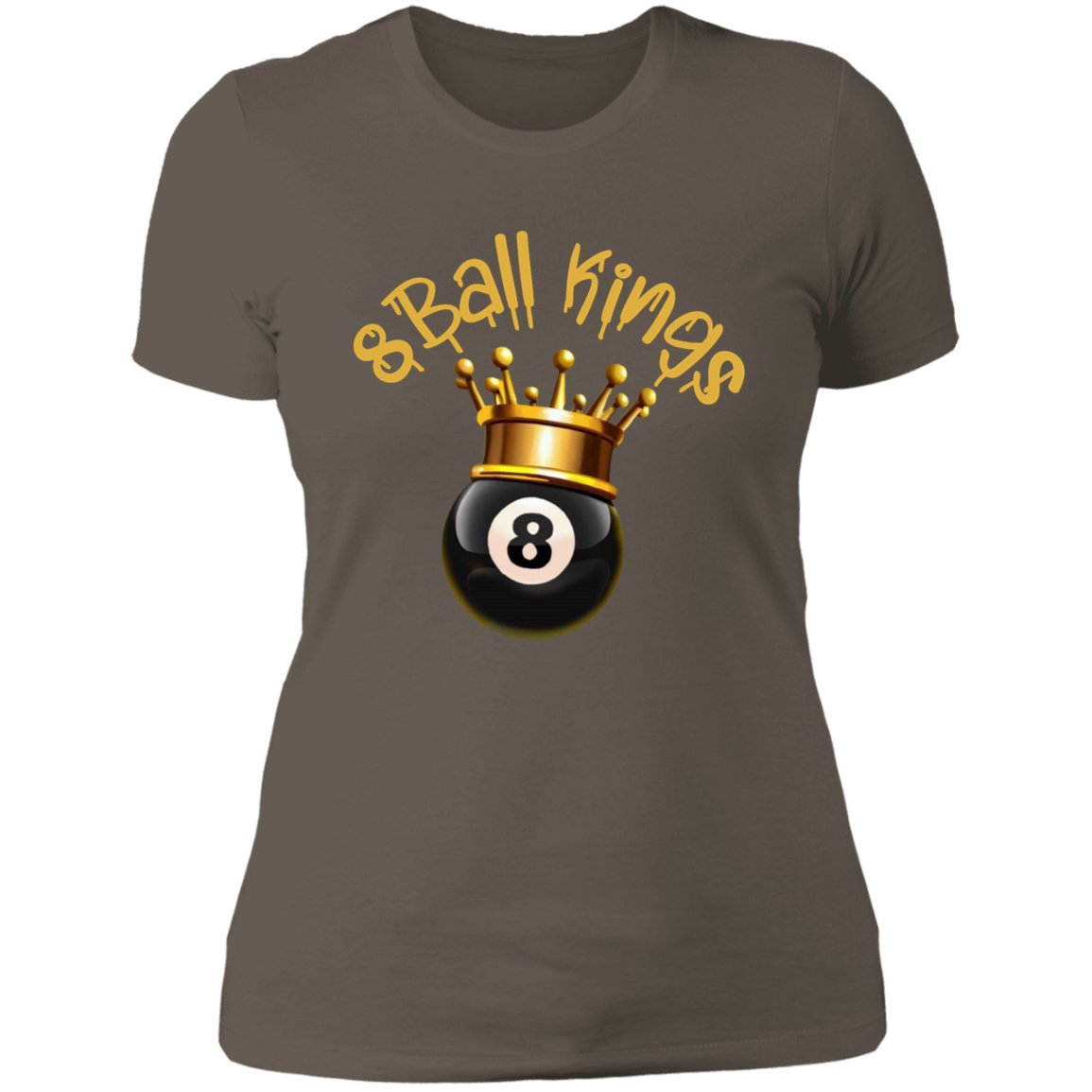 8Ball Gold Ladies' Boyfriend T-Shirt