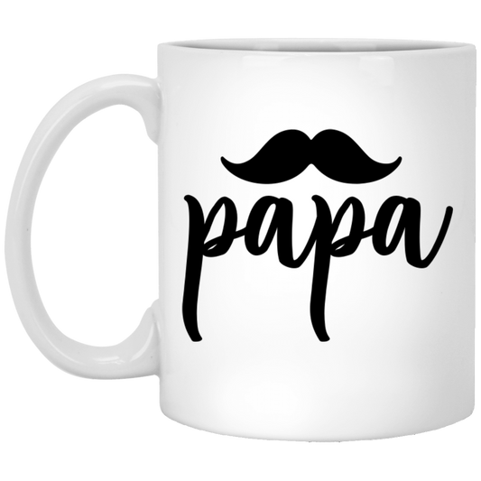 Papa 11 oz. White Mug