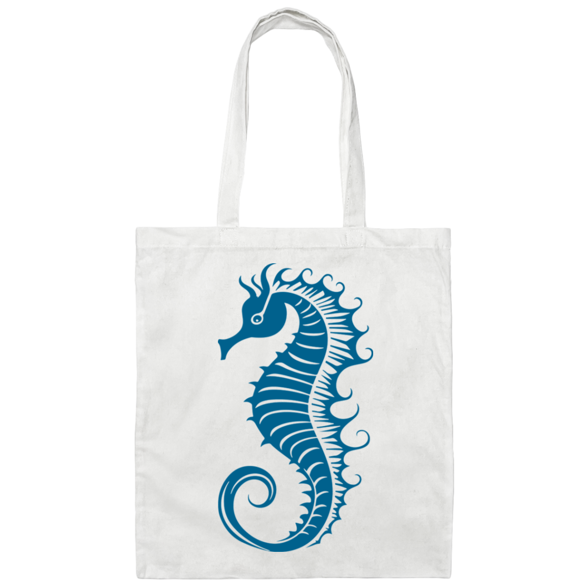 Seahorse Canvas Tote Bag