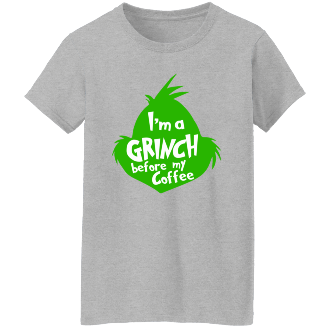 Grinch Coffee Ladies' 5.3 oz. T-Shirt