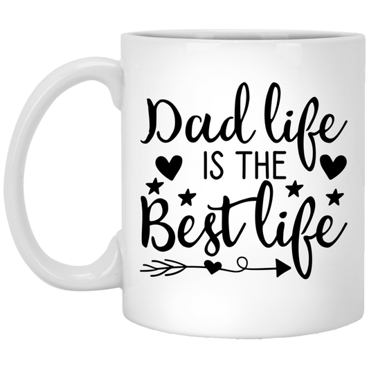 Dad  Life 11 oz. White Mug
