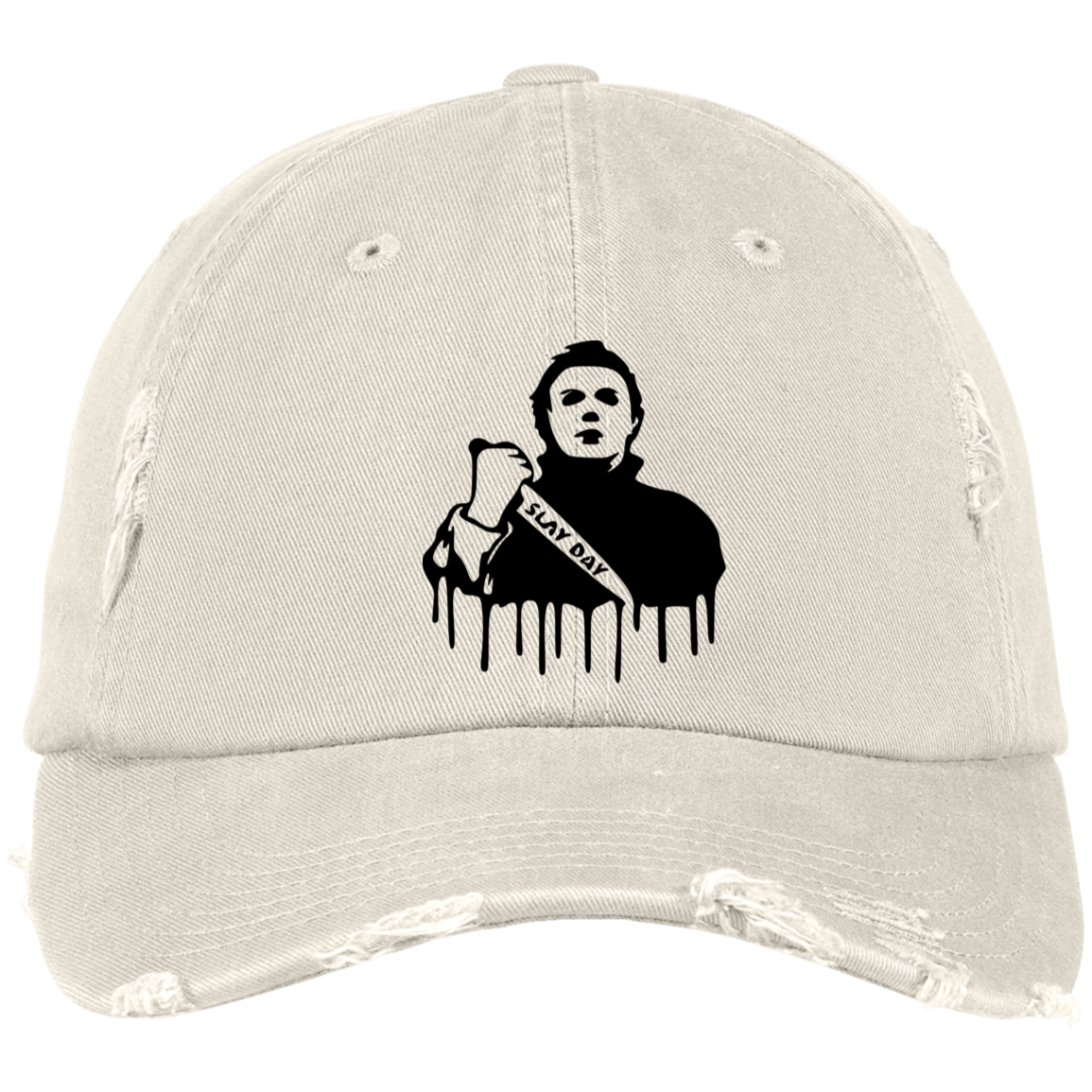 Myers Embroidered Distressed Dad Cap