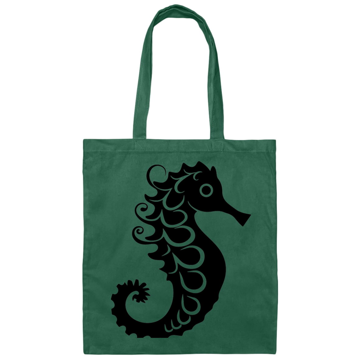 Seahorse Canvas Tote Bag