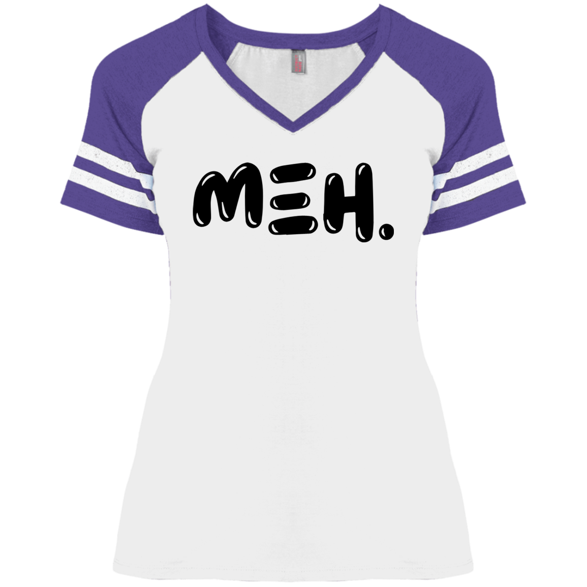 Meh Ladies' Game V-Neck T-Shirt