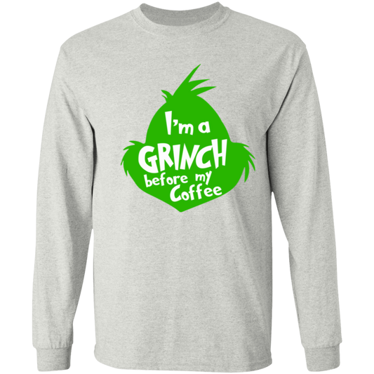 Grinch Coffee LS T-Shirt 5.3 oz.