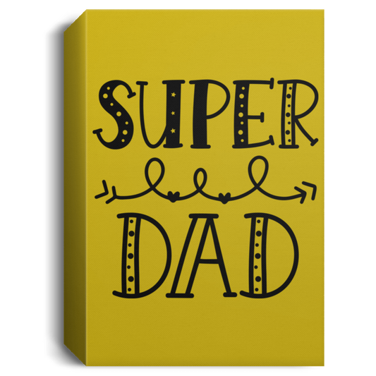 Super Dad Deluxe Portrait Canvas 1.5in Frame