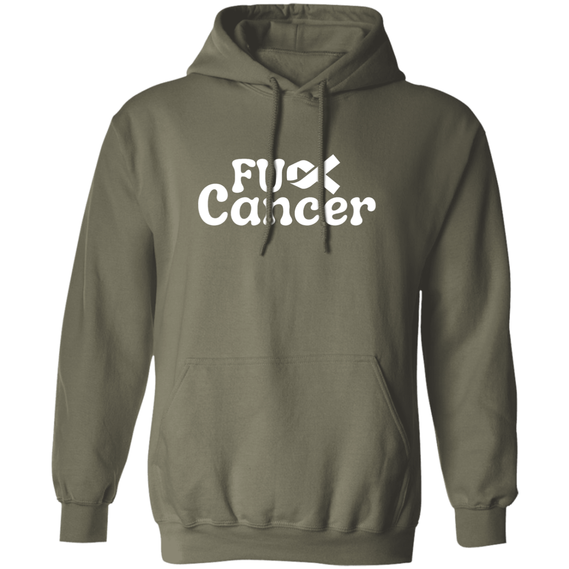 F Cancer Pullover Hoodie