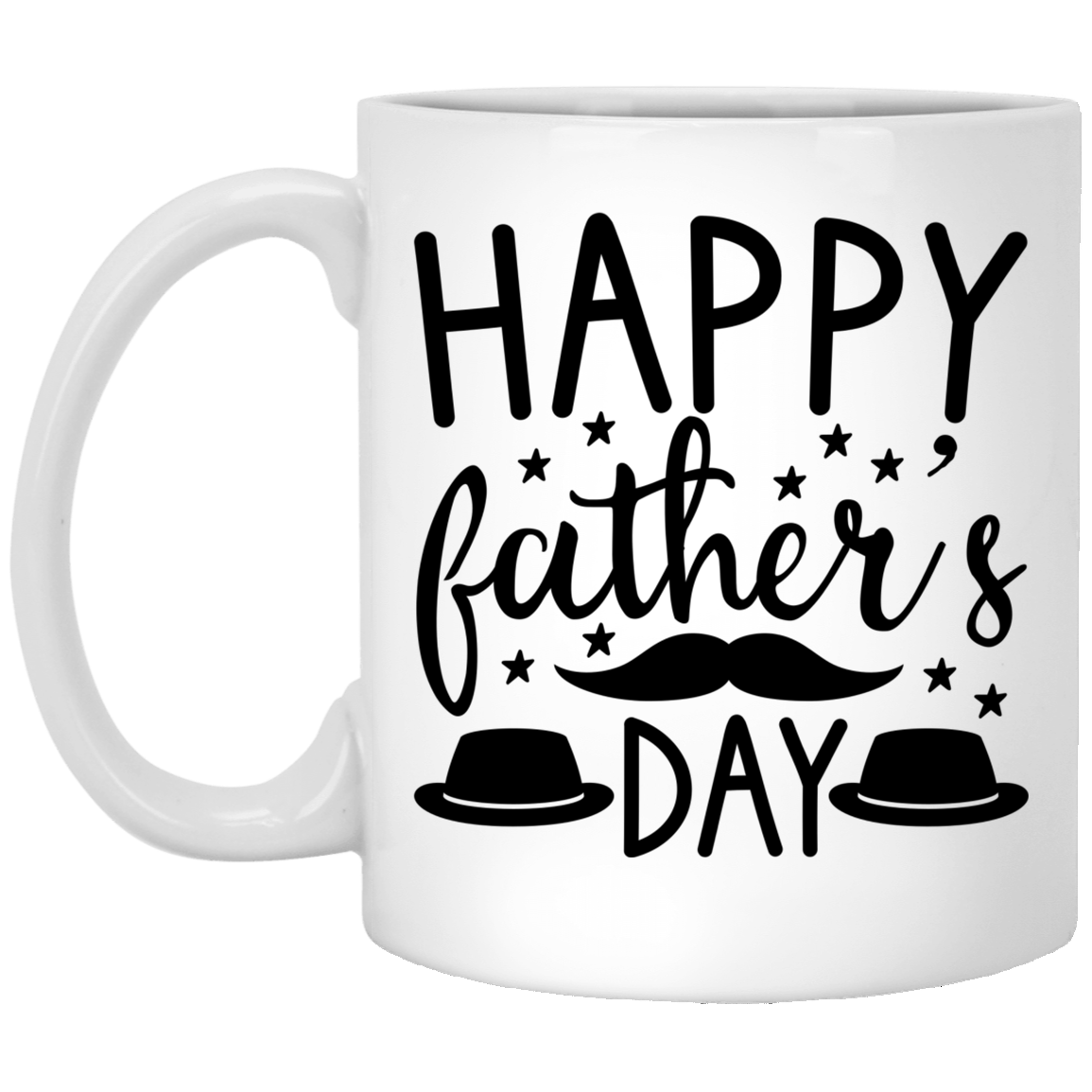 Happy Fathers Day 11 oz. White Mug