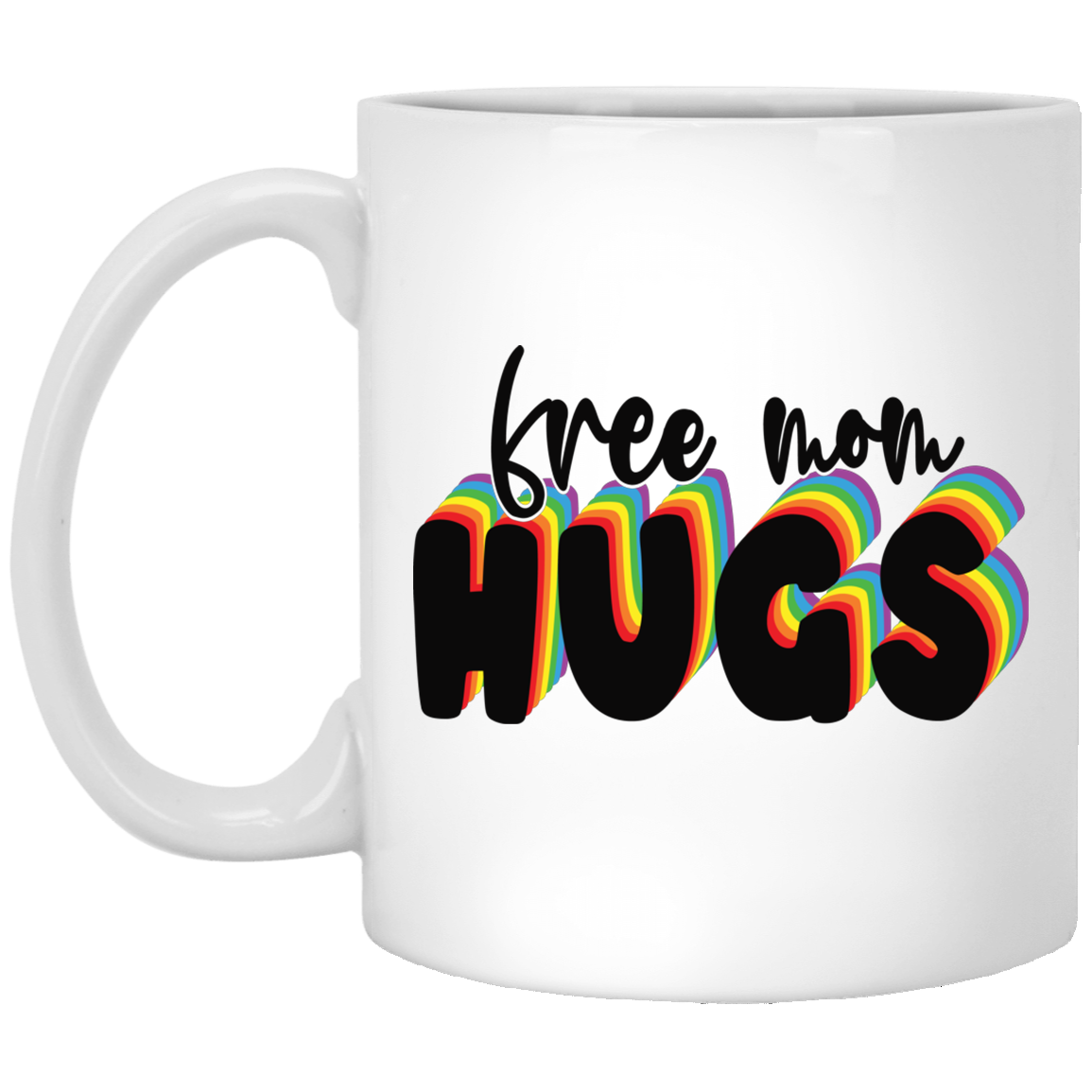 Hugs 11 oz. White Mug