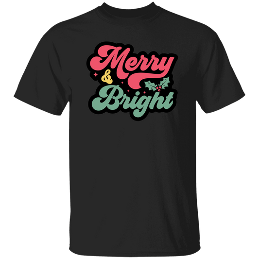 Merry and Bright 5.3 oz. T-Shirt