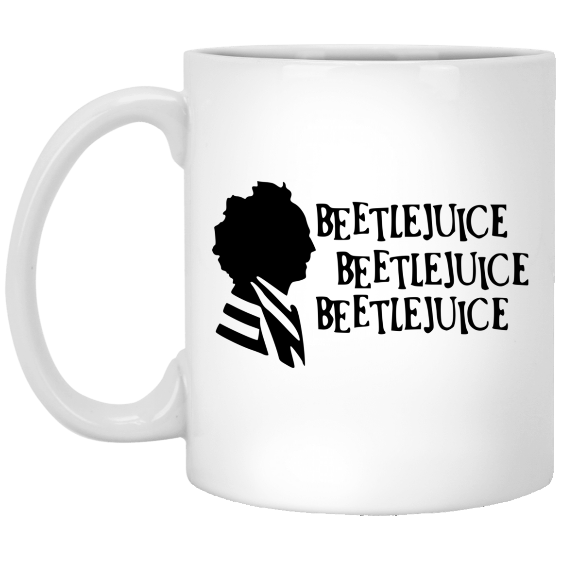Beetlejuice 11 oz. White Mug
