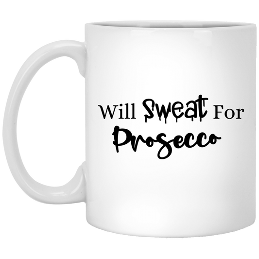 Prosecco 11 oz. White Mug
