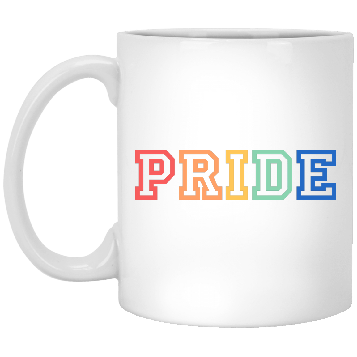 Pride 11 oz. White Mug