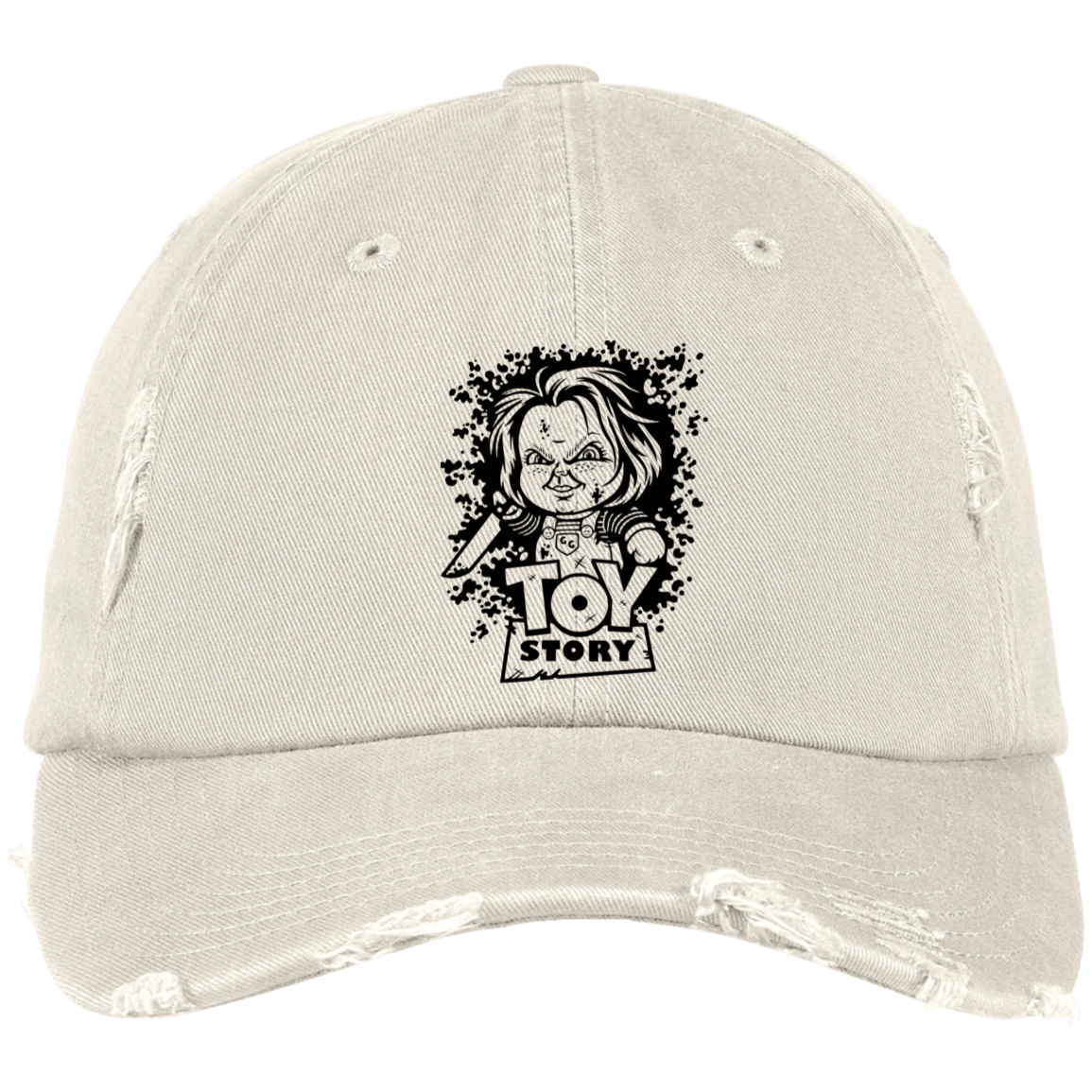 Chucky Embroidered Distressed Dad Cap
