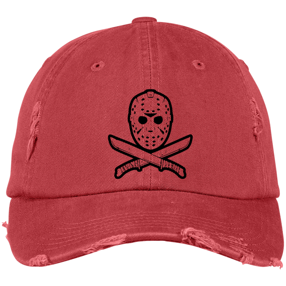 Jason Embroidered Distressed Dad Cap