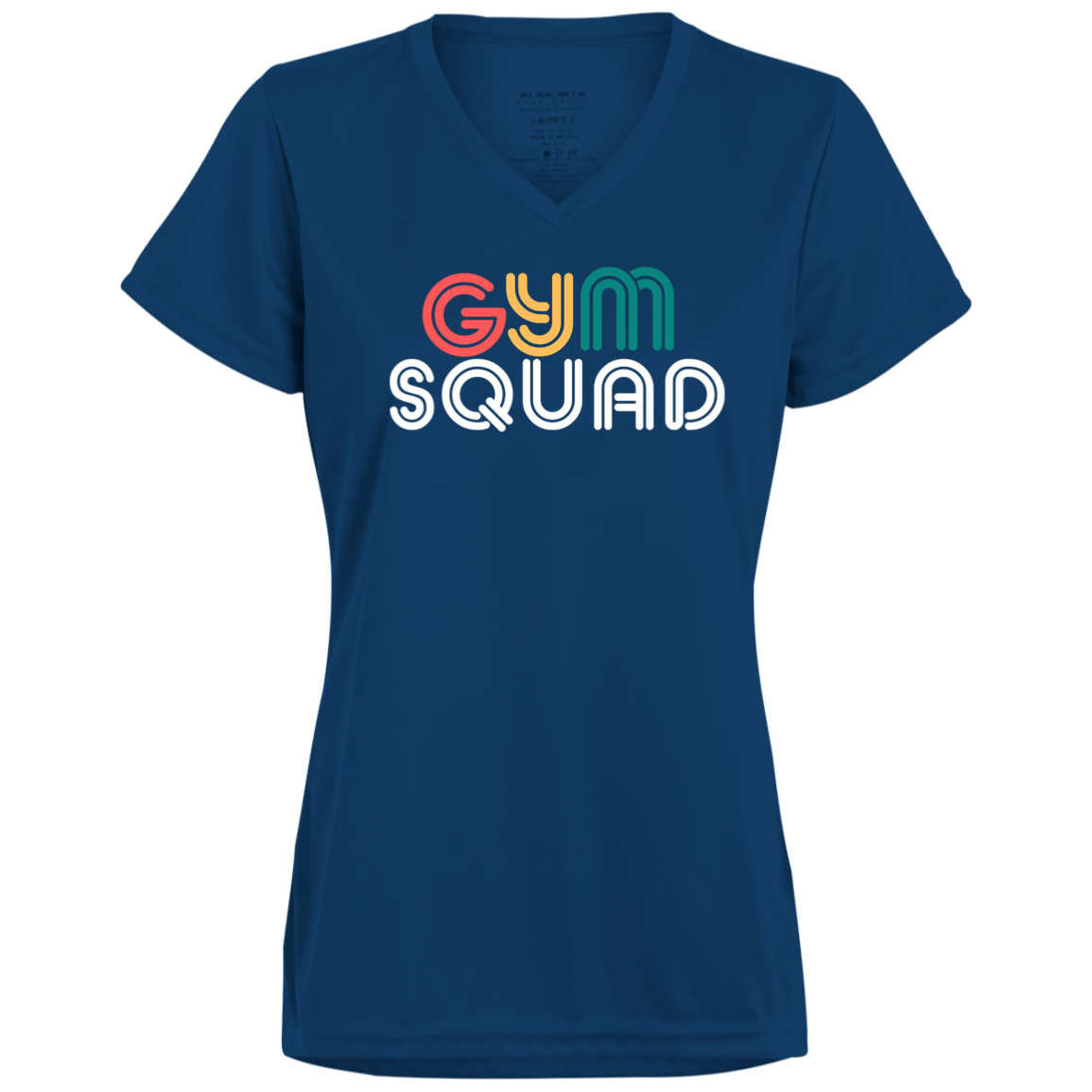 Gym Squad Ladies’ Moisture-Wicking V-Neck Tee