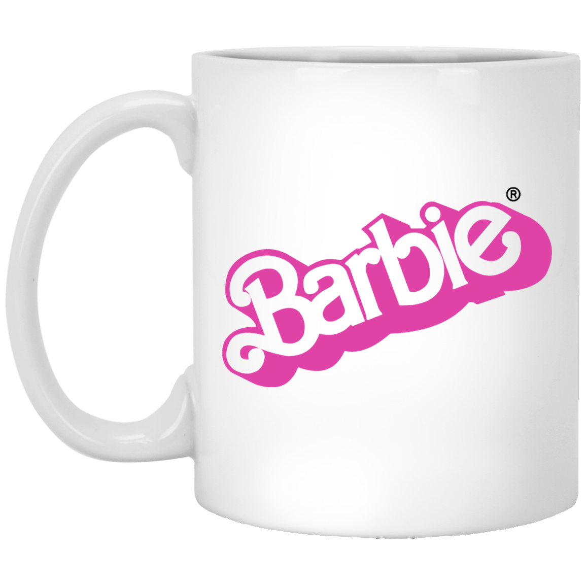 Barbie 11 oz. White Mug
