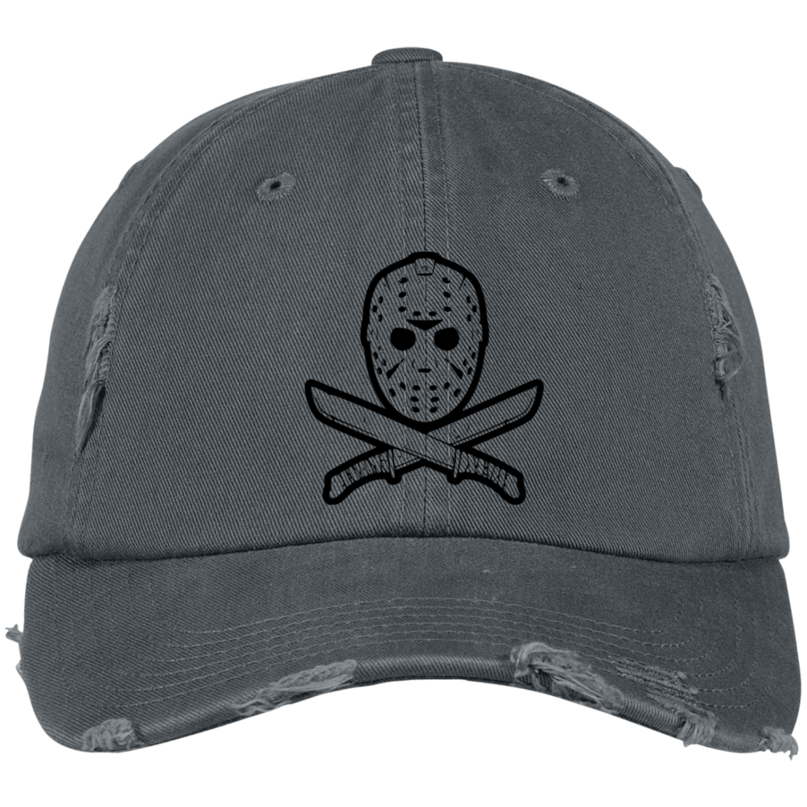 Jason Embroidered Distressed Dad Cap