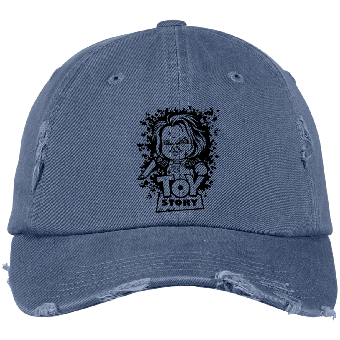 Chucky Embroidered Distressed Dad Cap