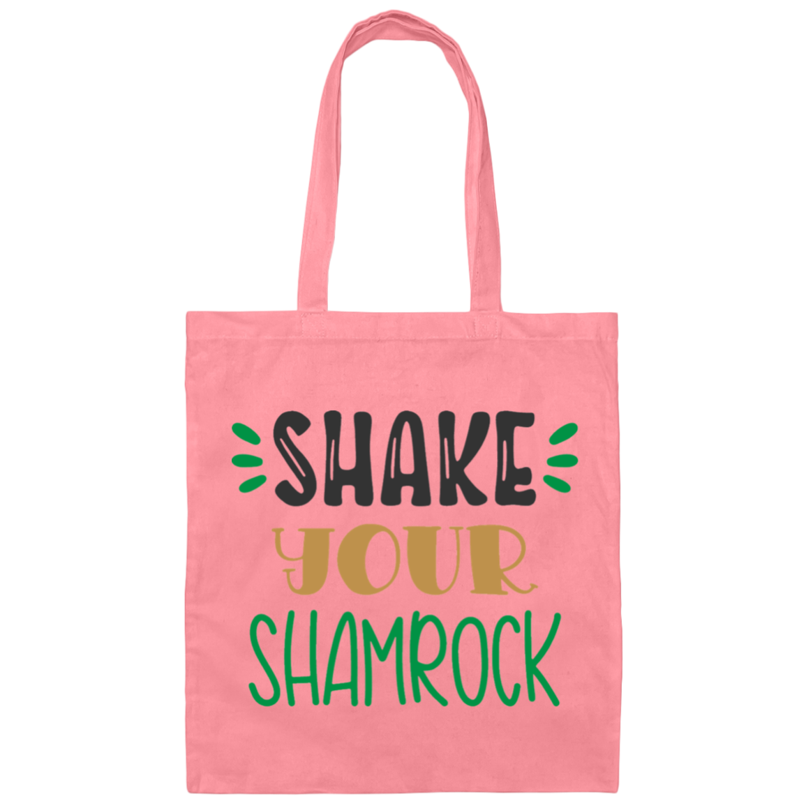 Shamrock Canvas Tote Bag