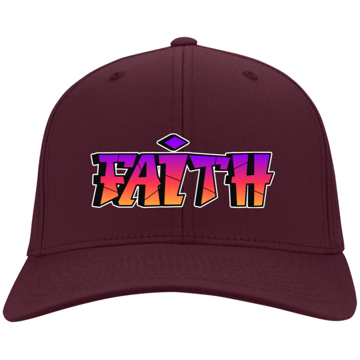 Faith Embroidered Twill Cap