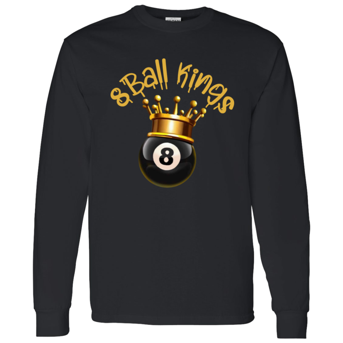 8Ball Gold  LS T-Shirt 5.3 oz.