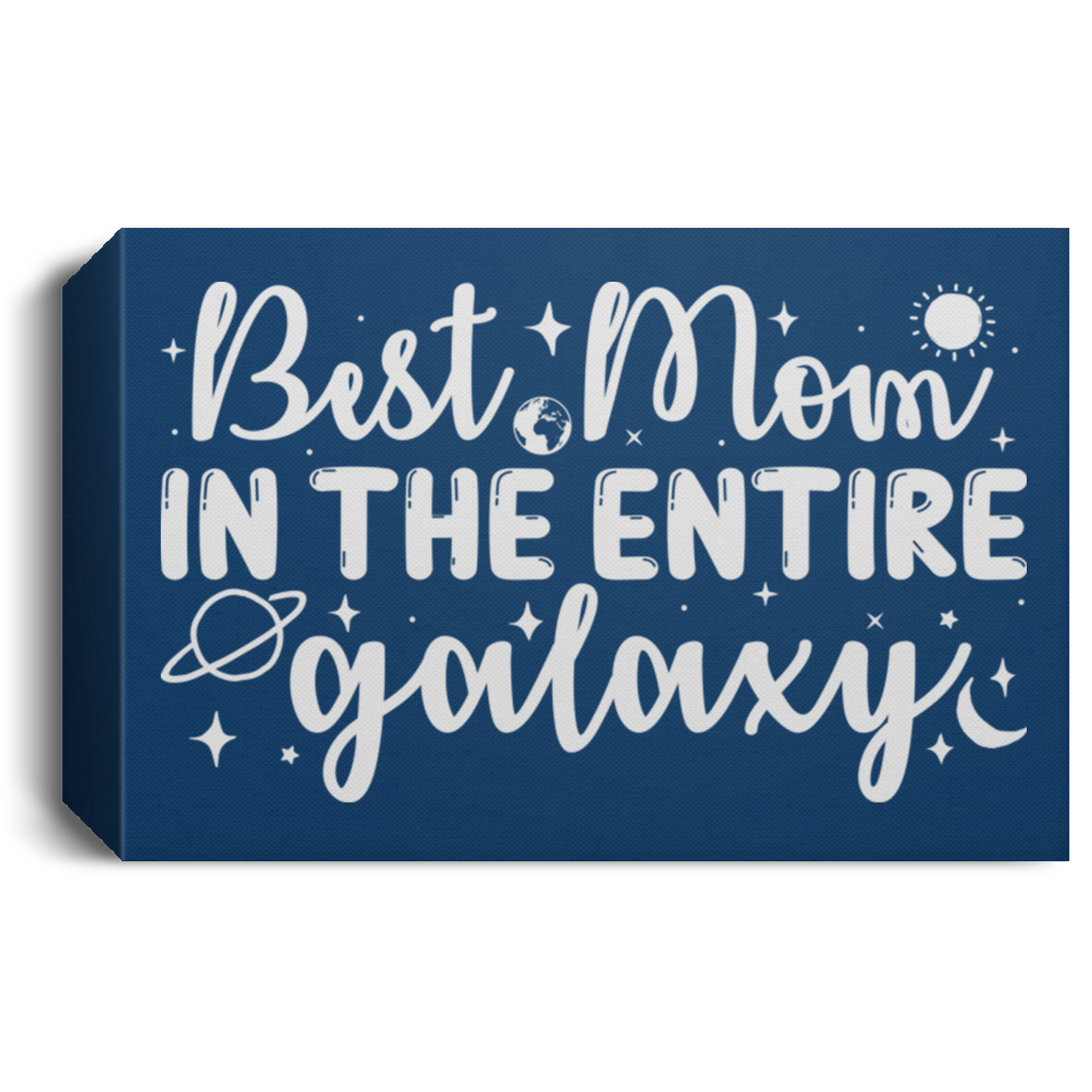 Best Mom Deluxe Landscape Canvas 1.5in Frame