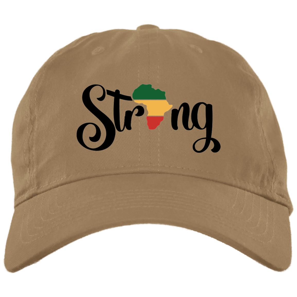 Strong Embroidered Brushed Twill Unstructured Dad Cap
