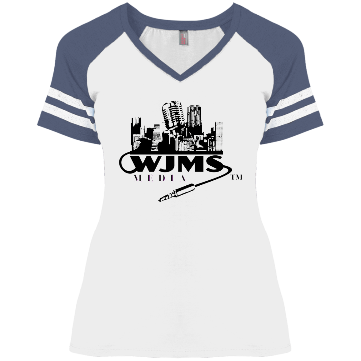 WJMS Ladies' Game V-Neck T-Shirt