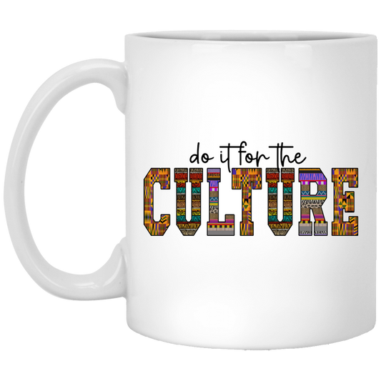 Culture 11 oz. White Mug