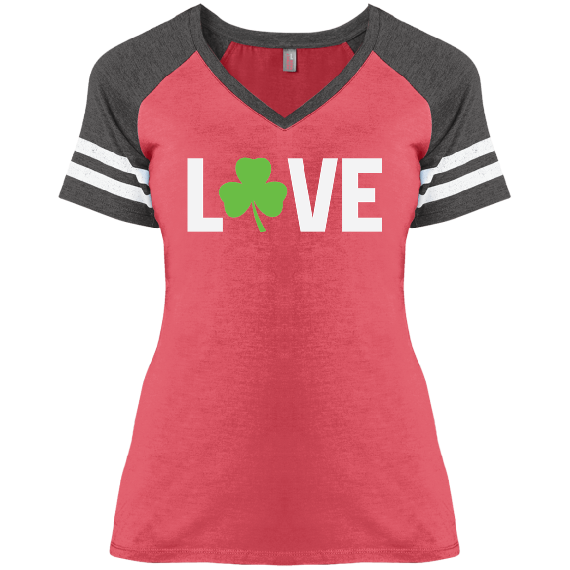 Love Ladies' Game V-Neck T-Shirt