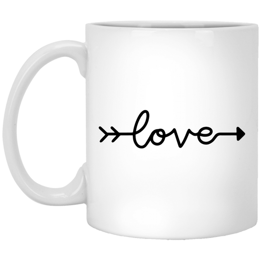 Love 11 oz. White Mug
