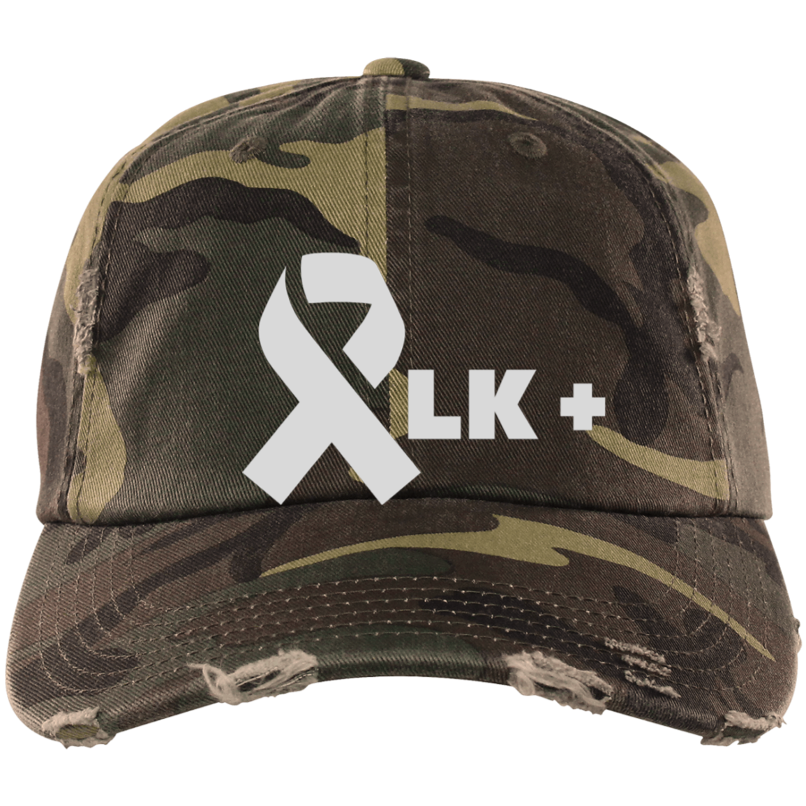 ALK Embroidered Distressed Dad Cap
