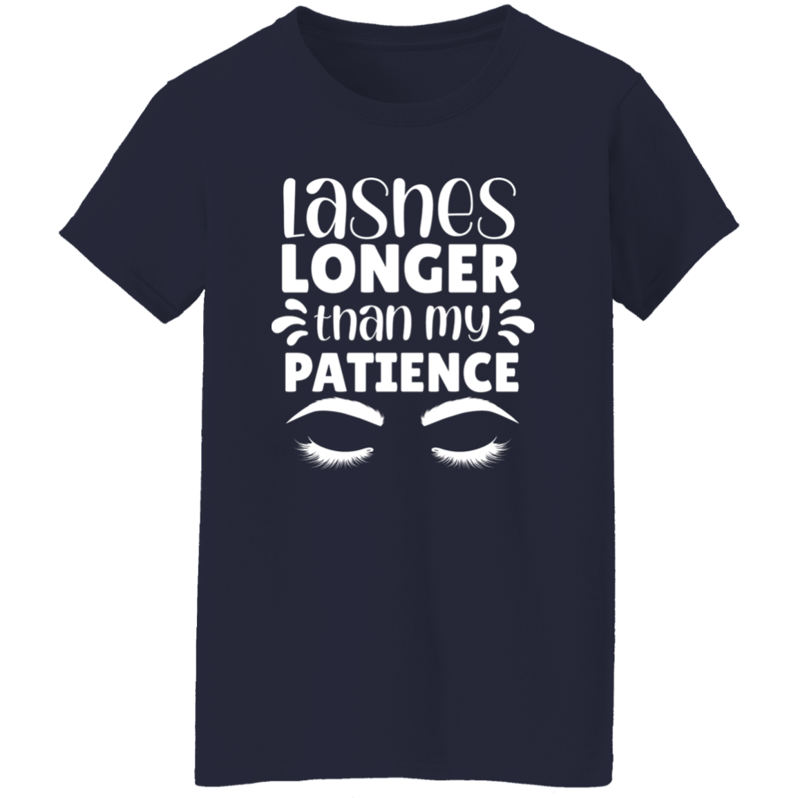 Lashes Ladies' 5.3 oz. T-Shirt