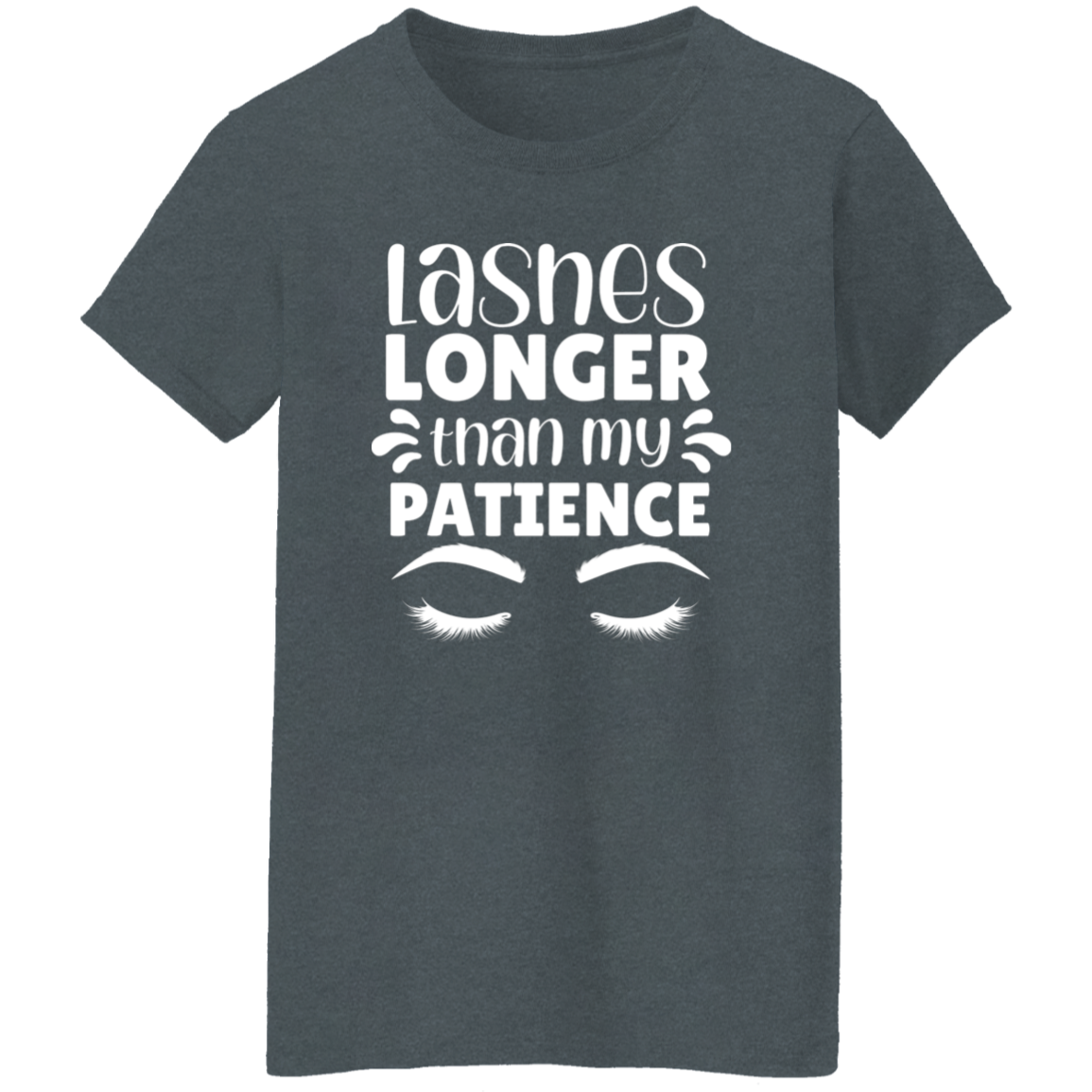 Lashes Ladies' 5.3 oz. T-Shirt