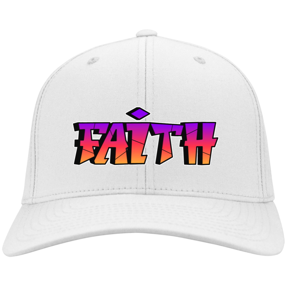 Faith Embroidered Twill Cap