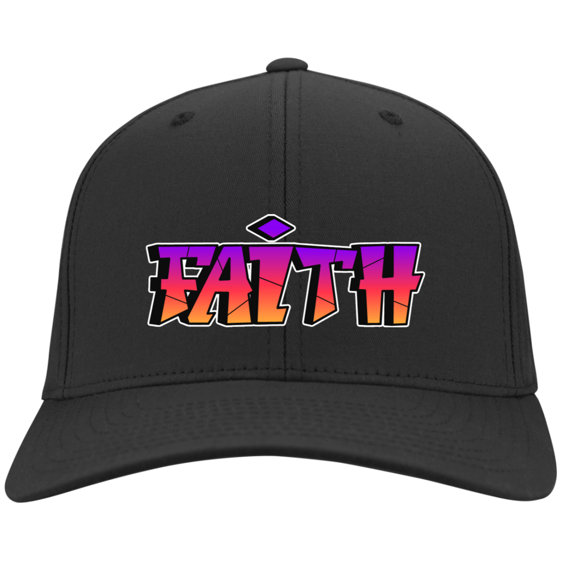 Faith Embroidered Flex Fit Twill Baseball Cap