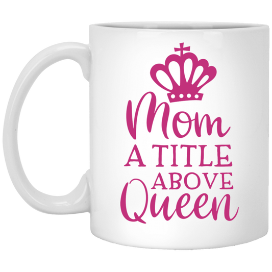 Queen 11 oz. White Mug
