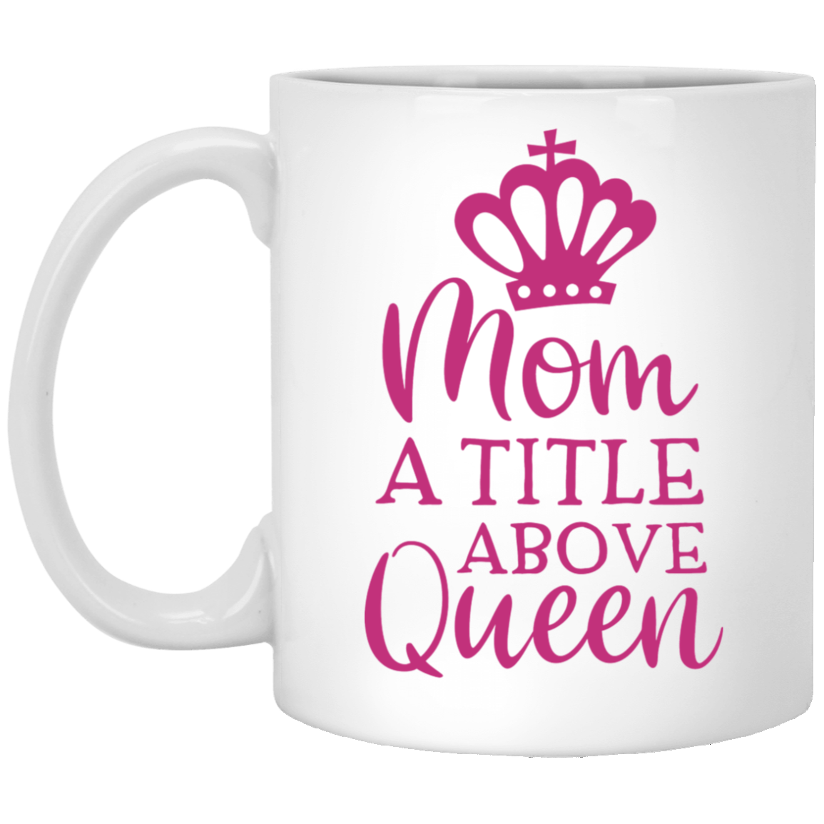 Queen 11 oz. White Mug