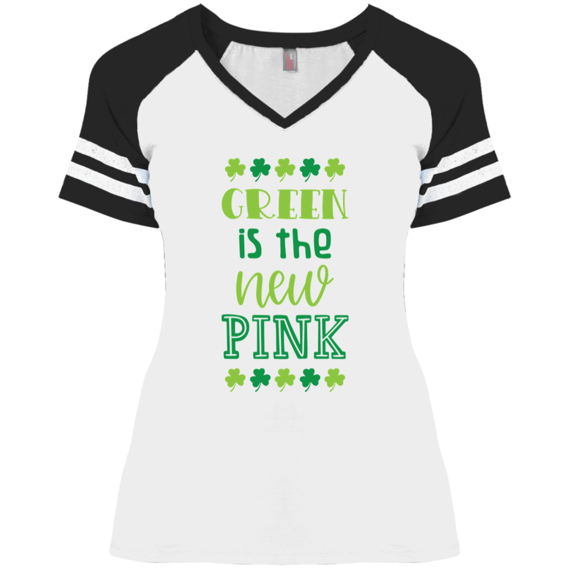 Pink Ladies' Game V-Neck T-Shirt