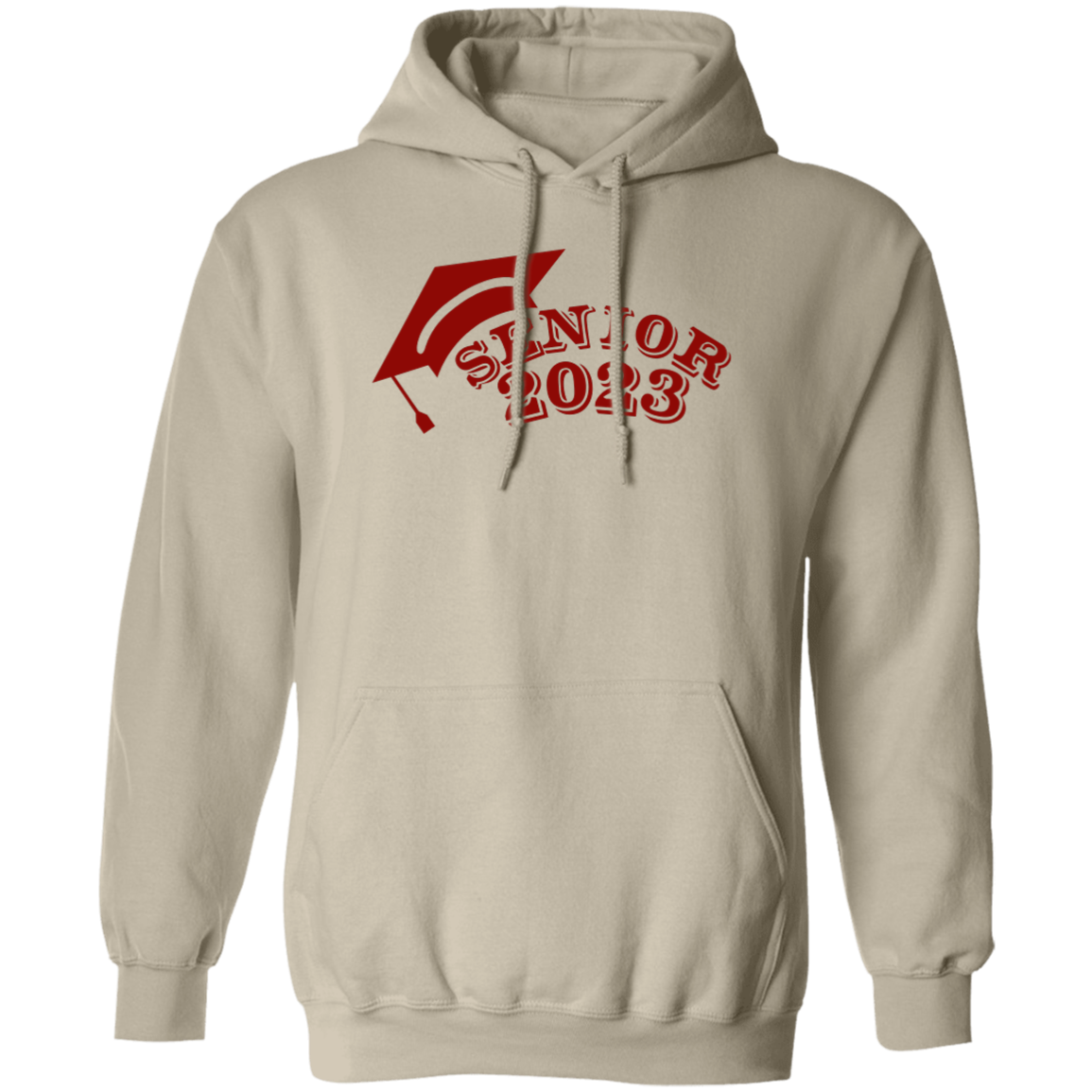2023 Red Pullover Hoodie