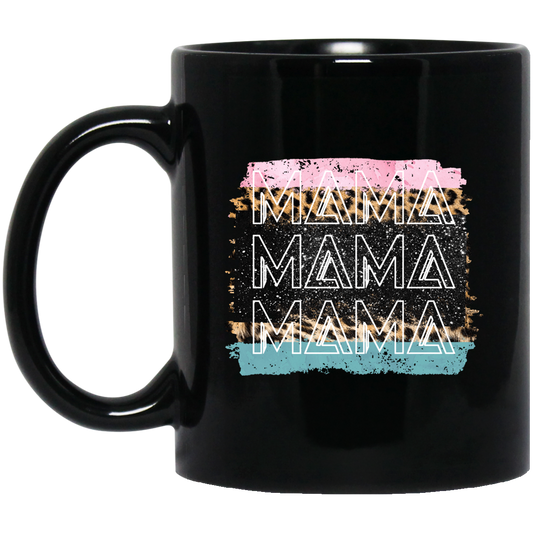 Mama 11 oz. Black Mug
