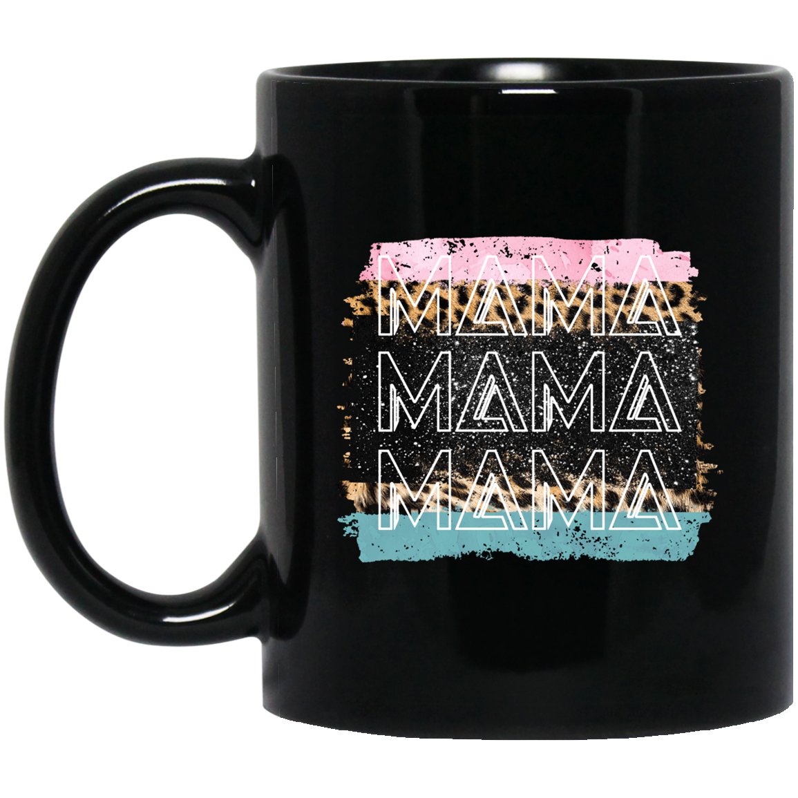 Mama 11 oz. Black Mug