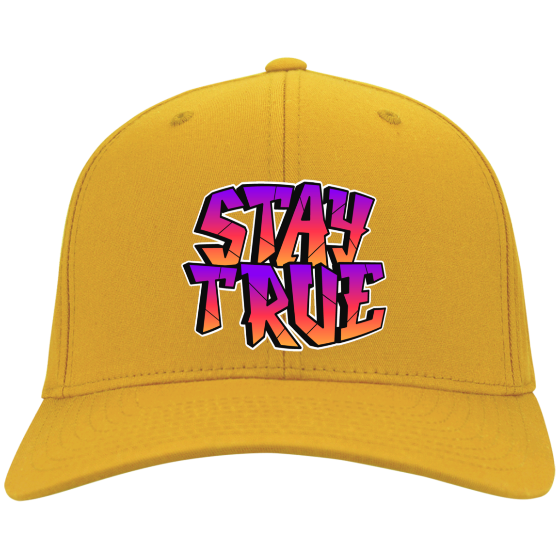 Stay True Embroidered Twill Cap