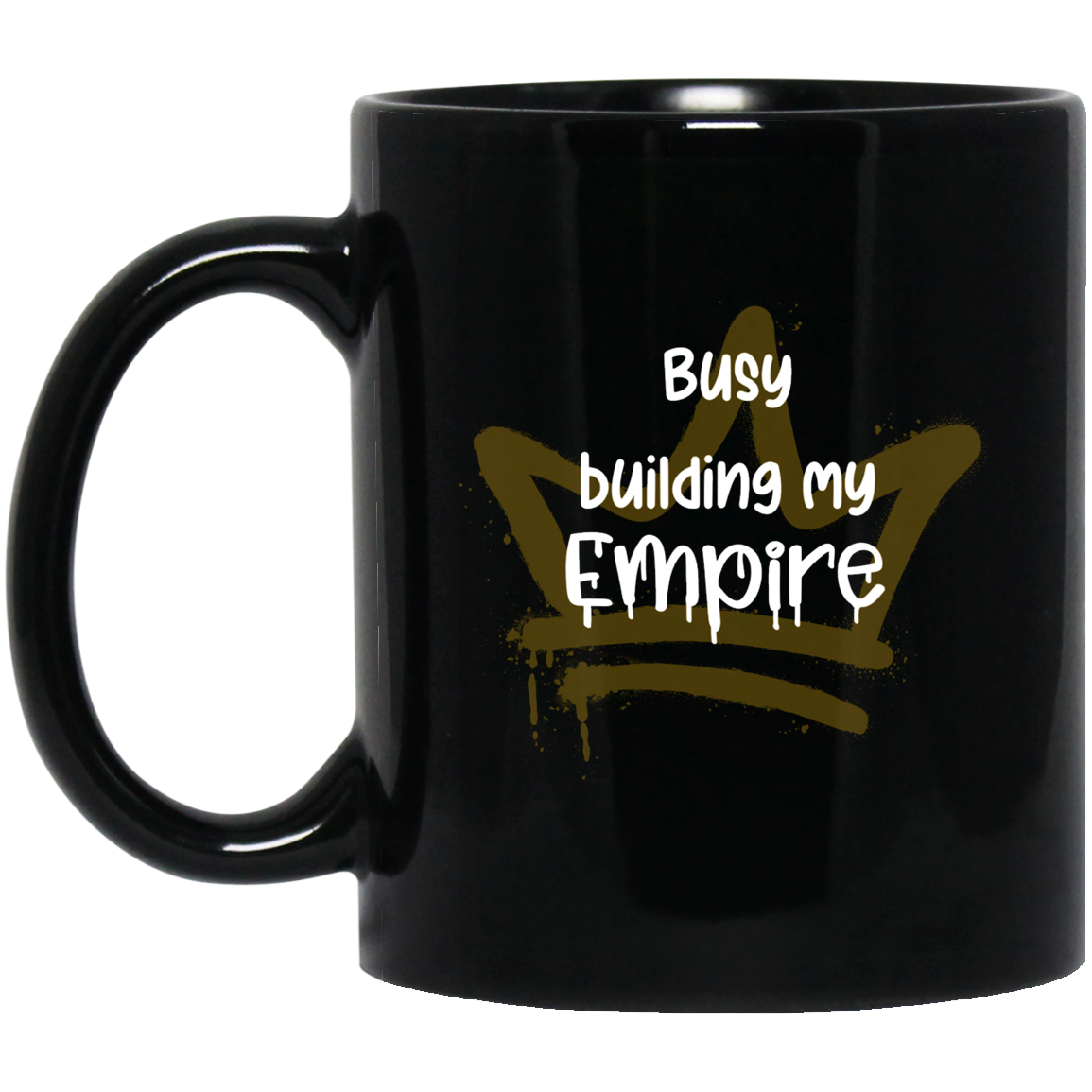 Empire 11 oz. Black Mug