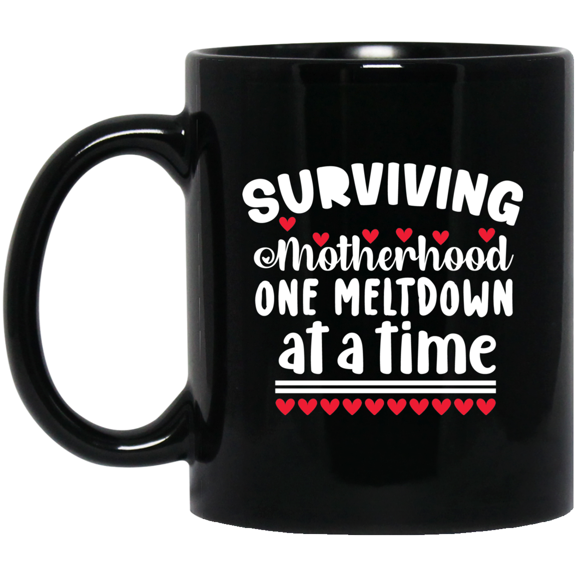 Meltdown 11 oz. Black Mug